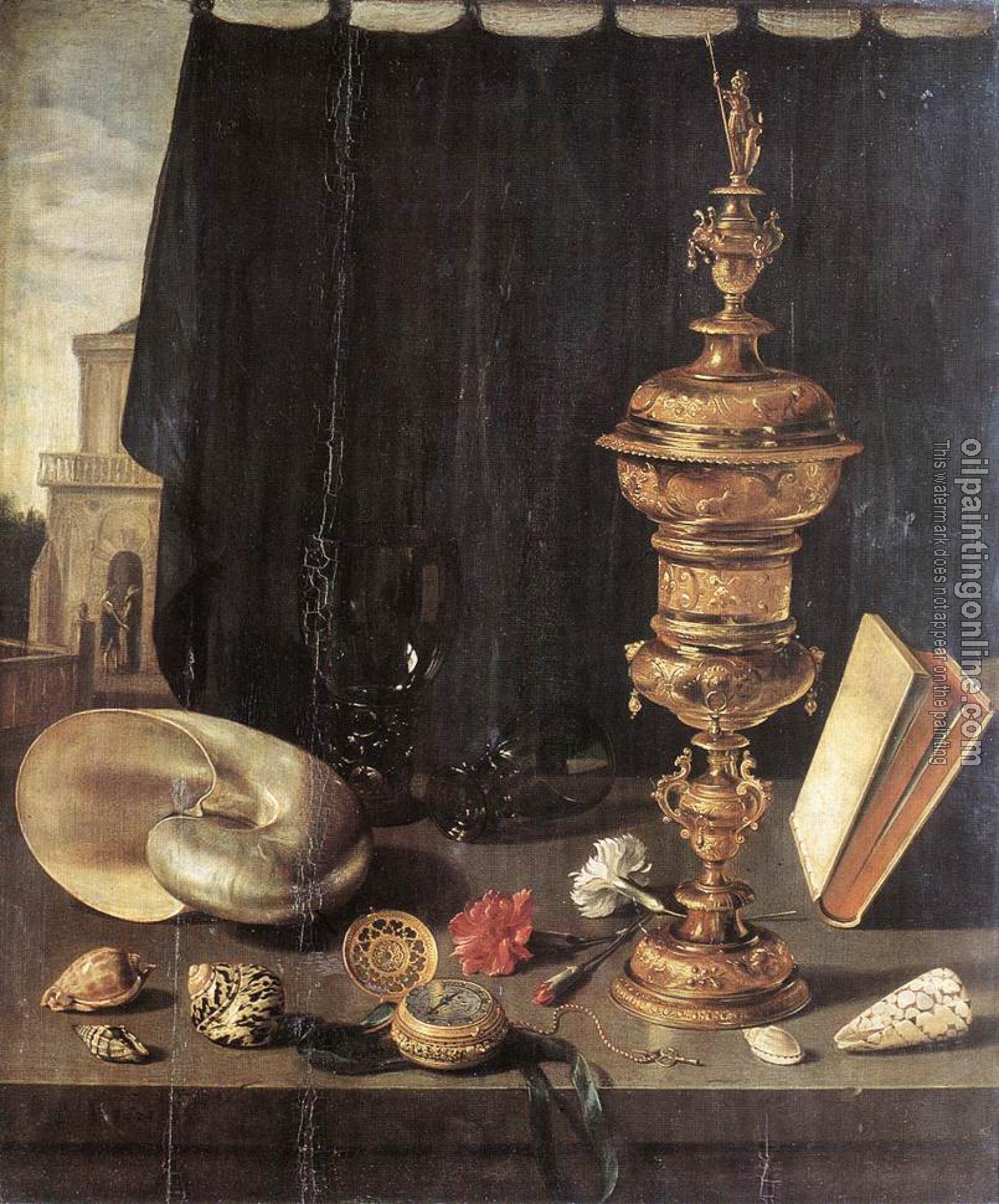 Claesz, Pieter - Still Life with Great Golden Goblet